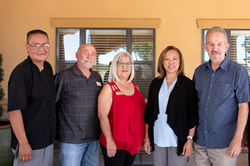 The Administrative and Dietary Team: Chavo, Larry, Renee, Caren, Steven